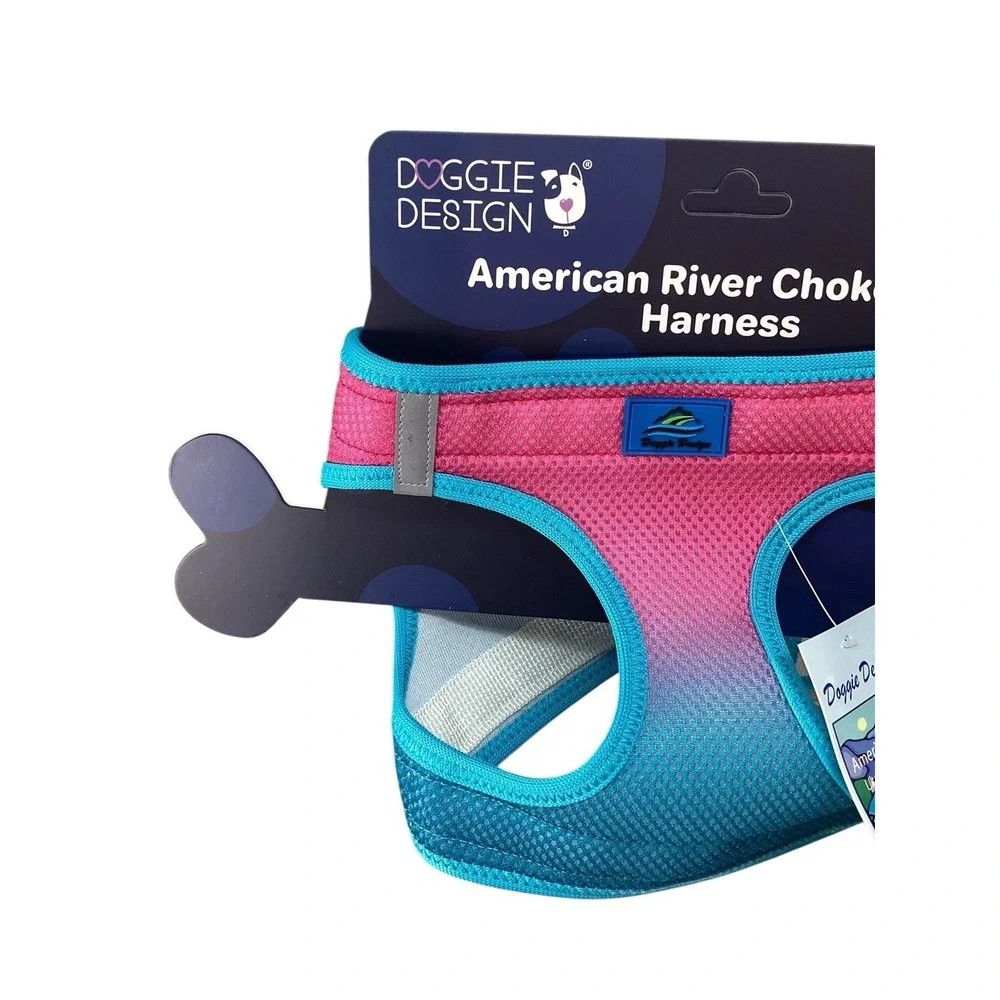 Doggie Design|American River Choke‎ Free Dog Harness|Ombre - Sugar Plum| XXL |